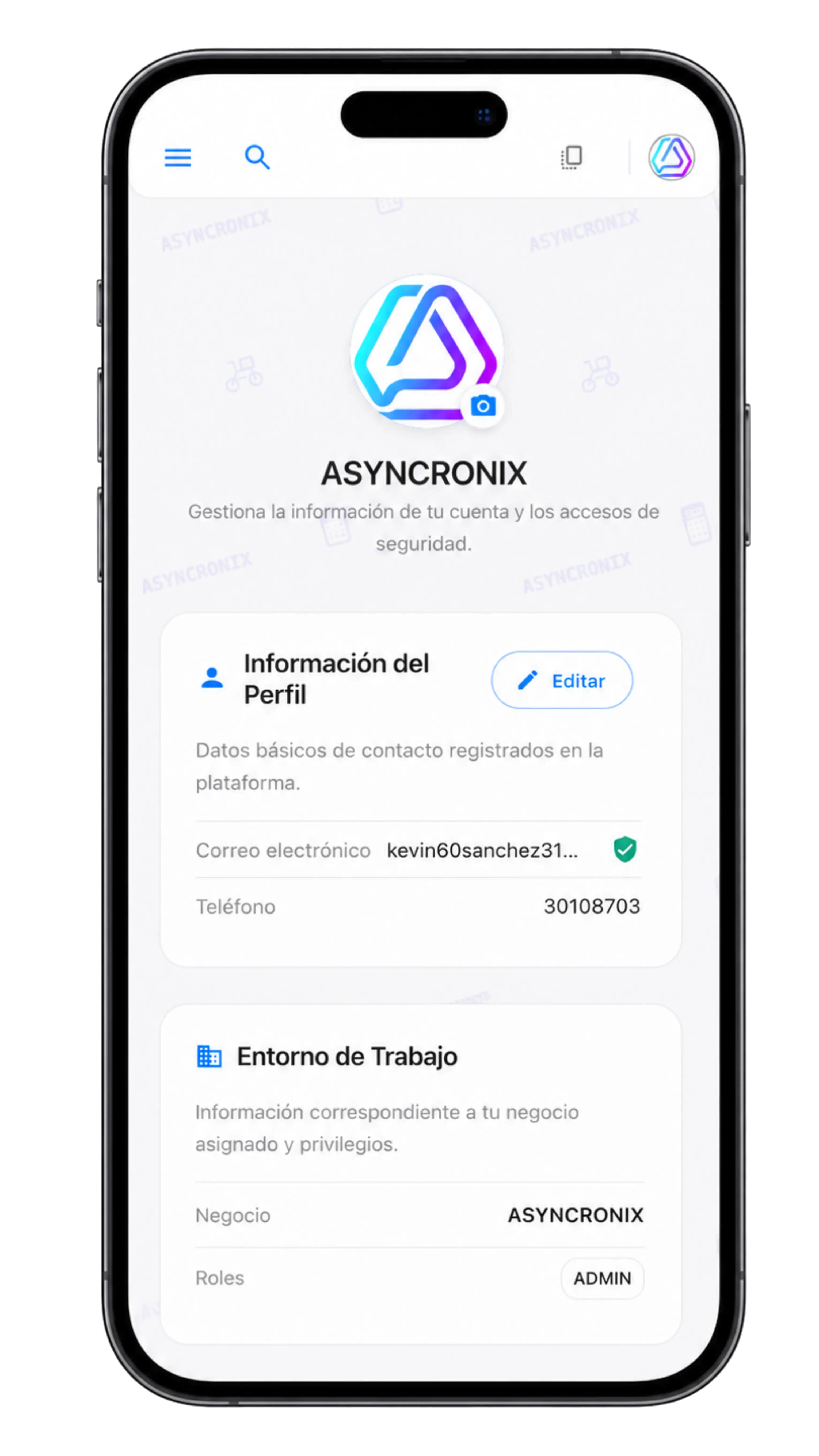 Asyncronix Dashboard 3